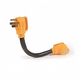 Camco 50 Amp Power Grip 18 inch Dogbone - 90M / 90F, 125-250V / 12500W - 55215 