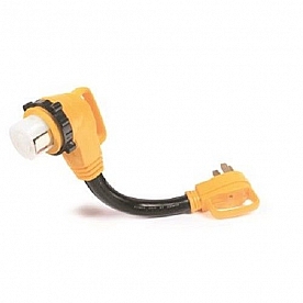 Camco 50 Amp Power Grip 18 inch Dogbone - 90M / 90F-Locking Adapter - 55562 