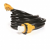 Camco 50 Amp Power Grip Extension Cord - 25' With F-Locking Adapter