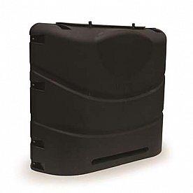 Camco Heavy-Duty 20 - 30lb Dual Propane Tank Cover Black - 40539