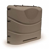 Camco Heavy-Duty 20 - 30lb Dual Propane Tank Cover Champagne - 40531