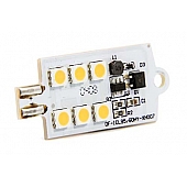 Camco LED Dome Light Wedge Mount Single - 54646