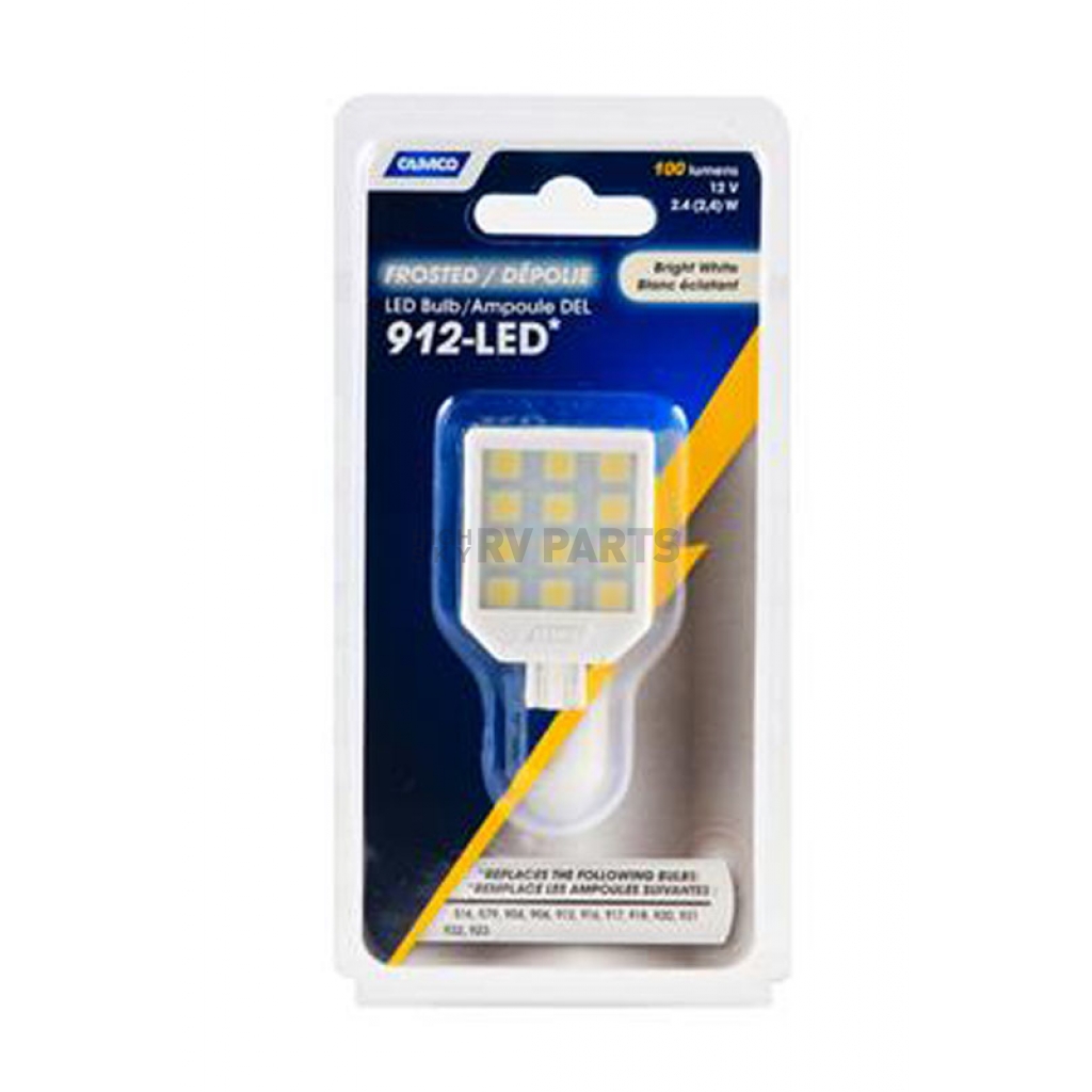 12 Volt T10 Wedge LED Warm White Lamps 5-Pack