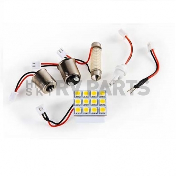 Camco Light Bulb - 12 LED Multi-Base Kit Clear Single - 54640