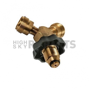 Camco Low Pressure  inchY inch Adapter - Male POL x (2) 1 inch-20 Male
