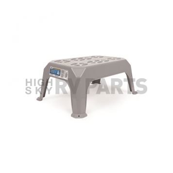 Camco One Step Stool Not Foldable 17 inch Height - Gray 43470