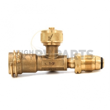 Camco Propane Supply Splitter Fitting Adapter - Brass 3 Ports - 59093