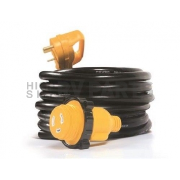 Camco RV 25' Power Cord Adapter 30M-30F