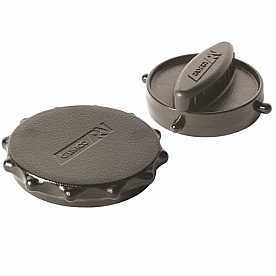 Camco Sewer Hose Storage Caps Set of 2 - 39753 