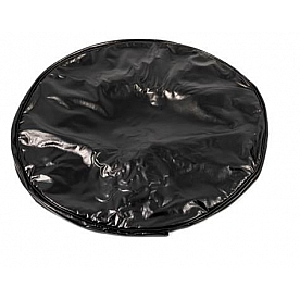 Camco Spare Tire Cover - Up To 29-3/4 Inch Tire Size - Black Vinyl 