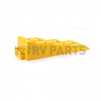 Camco Tri-Leveler Block Ramp Style 4000LB - Yellow