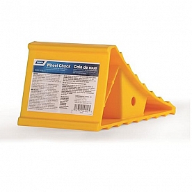 Camco Wheel Chock Yellow Hard Plastic - Single 44432 
