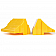 Camco Wheel Chock Yellow Plastic - Package of 2 - 44401 