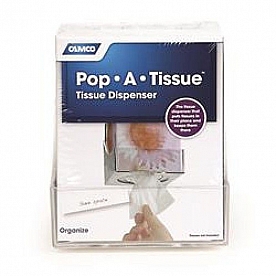 Pop-A-Tissue Dispenser Clear Plastic 57101