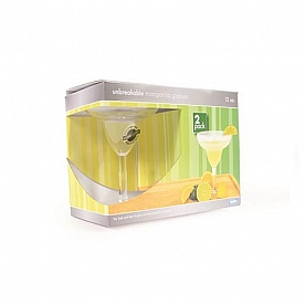 Camco Unbreakable Margarita Glass Package of 2