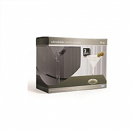 Camco Unbreakable Martini Glass Package of 2