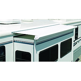 Carefree RV Awning Solid White Denim 11 Feet  DG1420042