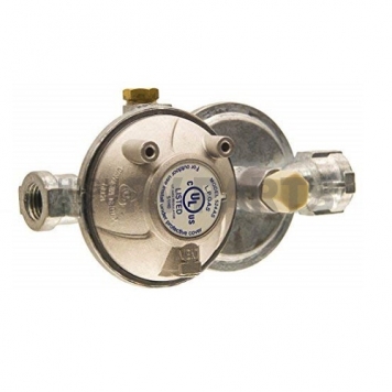 Cavagna Group Propane Regulator without Shutoff Valve 1/4 inch Inlet x 3/8 inch Outlet