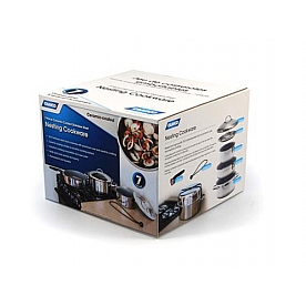 Ceramic Coated Stainless Steel With Aluminum Core Cookware Set