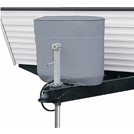 Classic Accessories RV Propane Tank Cover - Dual 20 Pound White - 79720