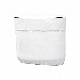 Classic Accessories RV Propane Tank Cover - 30 Pound Dual White