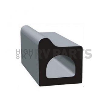 Door Window Channel Seal 0.4 inch Width x 0.44 inch - with Adhesive Backing - 106H2-50