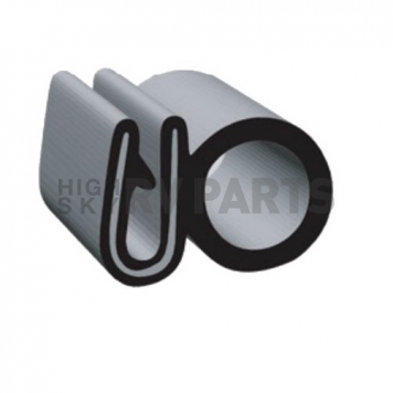U-Channel Type Door Window Seal - Clip-On With Side Bulb - G7011-S-50