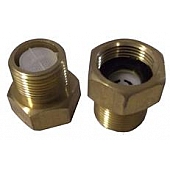 Clothes Washer/ Dryer Water Pressure Regulator; Non-Adjustable; Brass