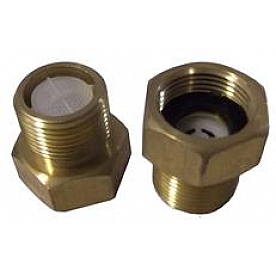 Clothes Washer/ Dryer Water Pressure Regulator; Non-Adjustable; Brass