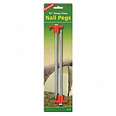 RV Tent Steel Peg T Stopper Style - 10 inch Length - Set of 2