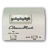 Coleman Mach Wall Thermostat Analog - Heat/Cool - White - 7330B3441