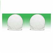 Covercraft SnapRing Tire Savers 27 inch- 29 inch White Vinyl - Set Of 2