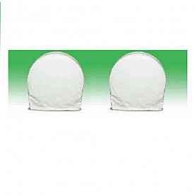 Covercraft SnapRing Tire Savers 30 inch- 32 inch White Vinyl - Set Of 2