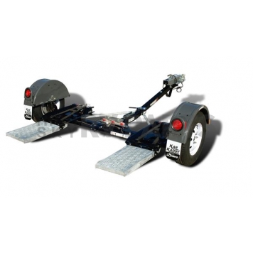 Demco Car Dolly KarKaddy 3 Unassembled with White Wheels - 4700 lb. Towed Vehicle Weight