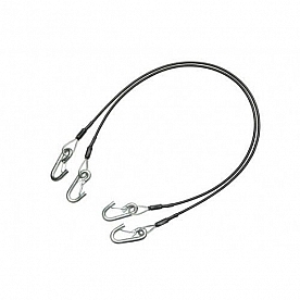 Demco RV Trailer Safety Cable 54'' With Hooks 7000 LB - Set Of 2