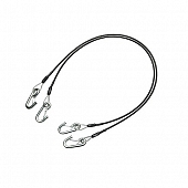 Demco RV Trailer Safety Cable 64'' With Hooks 7000 LB - Set Of 2