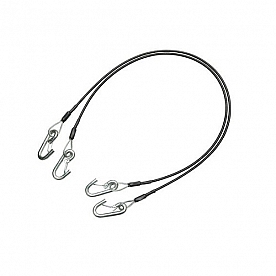 Demco RV Trailer Safety Cable 64'' With Hooks 7000 LB - Set Of 2