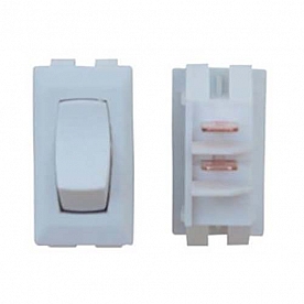 Diamond Group 110 Volt On/Off Rocker Switch - White 1/card