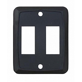 Diamond Group Double Face Plate - Black 1/card