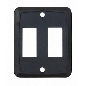 Diamond Group Double Face Plate - Black 3/card