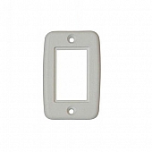 Diamond Group Exposed 5 Pin Side by Side Wall Plate - White