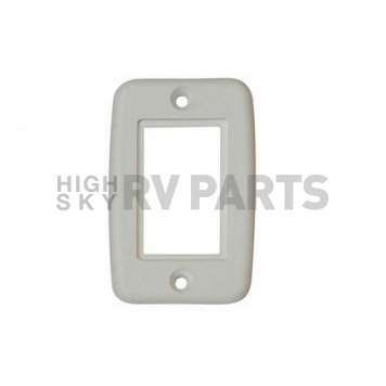 Diamond Group Exposed 5 Pin Side by Side Wall Plate - White
