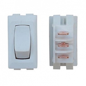 Diamond Group Interior Light Switch, On/On, White Set Of 3 - DG41UPB_SUS