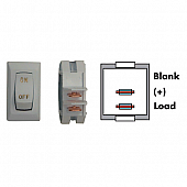 Diamond Group Labeled On/Off Rocker Switch SPST - Ivory 3/bag