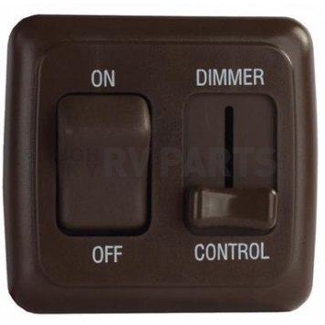Diamond Group LED Dimmer And On/Off Switch, 3 Wire, Brown DGD3218VP_SUS