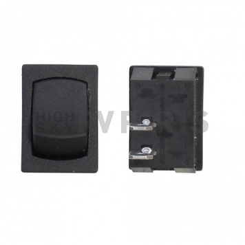 Diamond Group Mini Momentary Switch On/Off SPST 125 Volt 16 Amp Black 3/Bag DG211PB