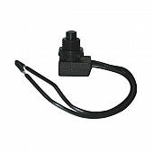 Diamond Group On/Off Power Vent Push Button Switch - Black 1 Per Card - DG52451VP