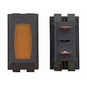 Diamond Group Power Indicator Light, 10 Amp/ 14 Volt DC Amber/Brown - DG714VP