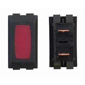 Diamond Group Power Indicator Light, 10 Amp/ 14 Volt DC Red/Black 3/card DG314PB