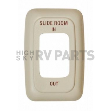 Diamond Group Single Slide Out Switch Plate Cover - White